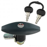 Serratura Push mm 110 per Portellone colore nero