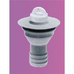 Piletta Scarico Dritta per Lavello Foro 20 mm